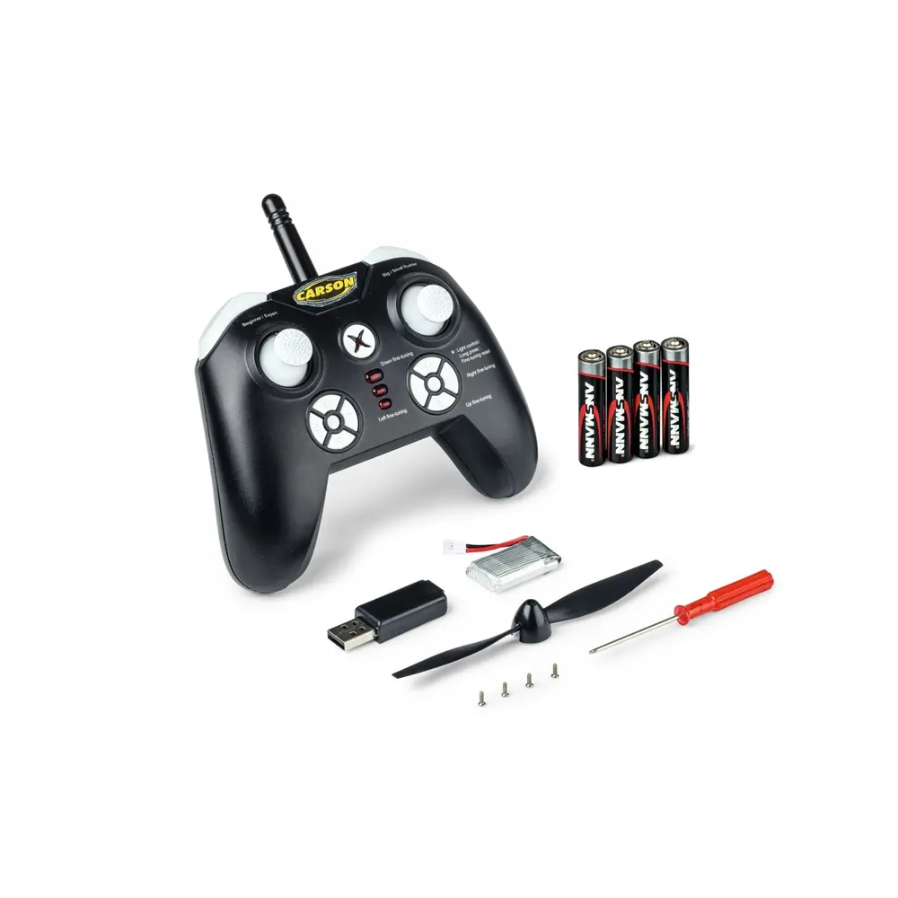 RC Sportflugzeug 2.4 G 100% RTR rouge - Carson 500505033 - 3