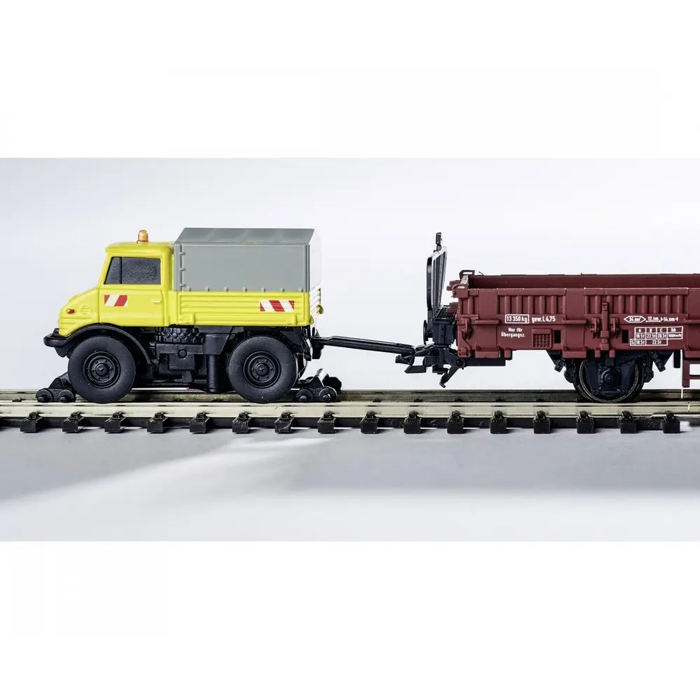 Mercedes-Benz Unimog U406 Véhicules rail-route 100% RTR - Carson 500504146 - HO 1/87 - 9