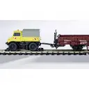 Mercedes-Benz Unimog U406 Véhicules rail-route 100% RTR - Carson 500504146 - HO 1/87 - 9