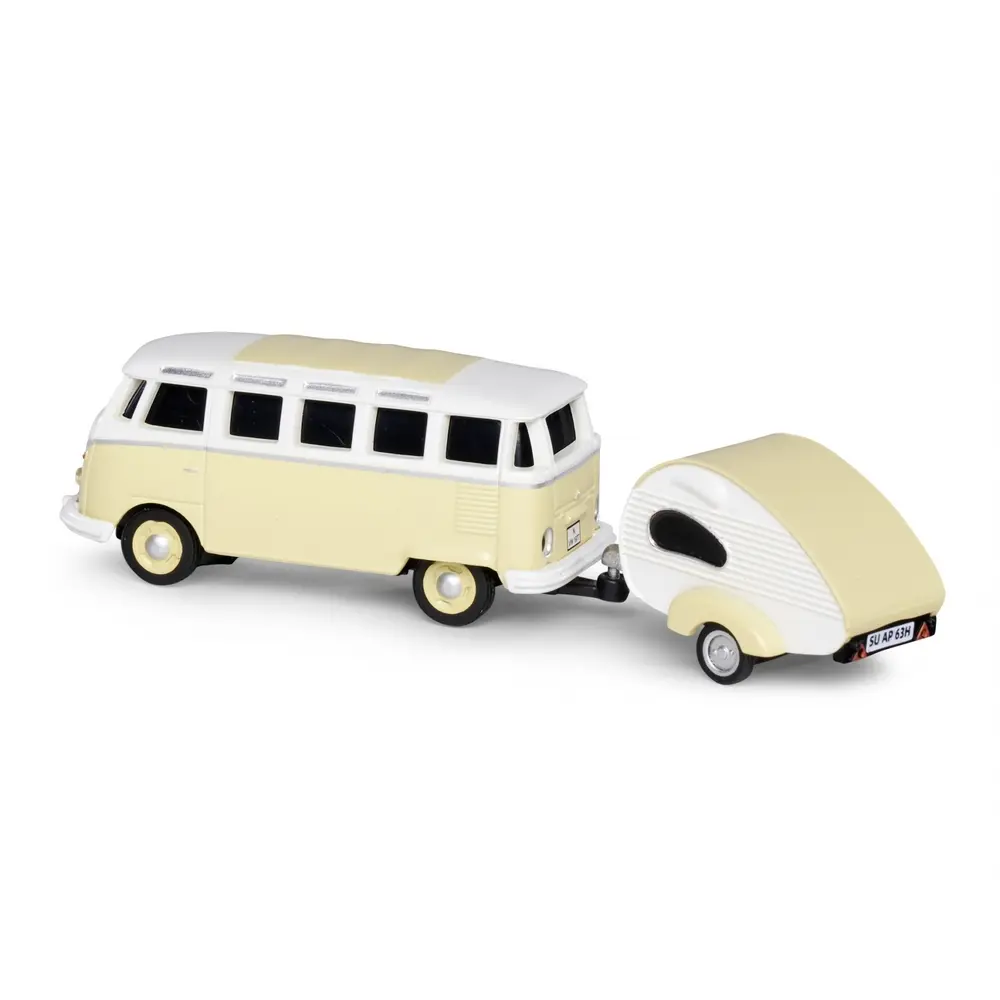 VW T1 SambaBus + remorque 2.4GHz 100 - Carson 500504164 - HO 1/87 - 9