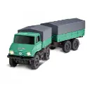 Mercedes-Benz Unimog U406 Forestier avec remorque 2.4G 100% RTR - Carson 500504165 - HO 1/87 - 2