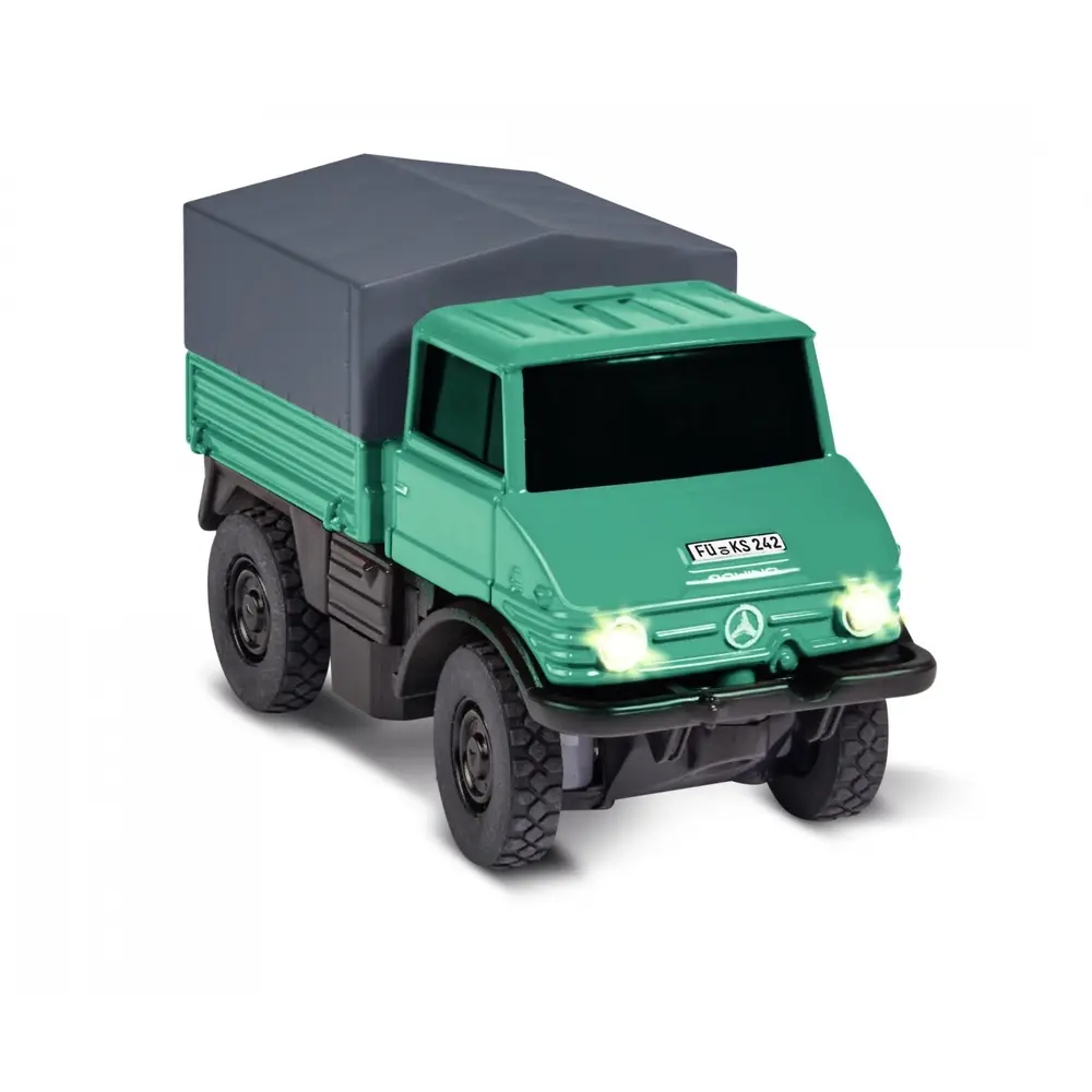Mercedes-Benz Unimog U406 Forestier avec remorque 2.4G 100% RTR - Carson 500504165 - HO 1/87 - 6