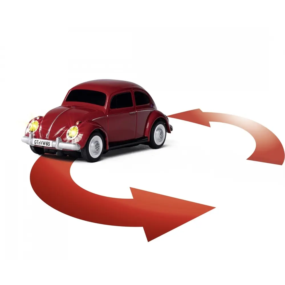 Volkswagen coccinelle rouge 2.4G 100% RTR - Carson 500504147 - HO 1/87 - 7