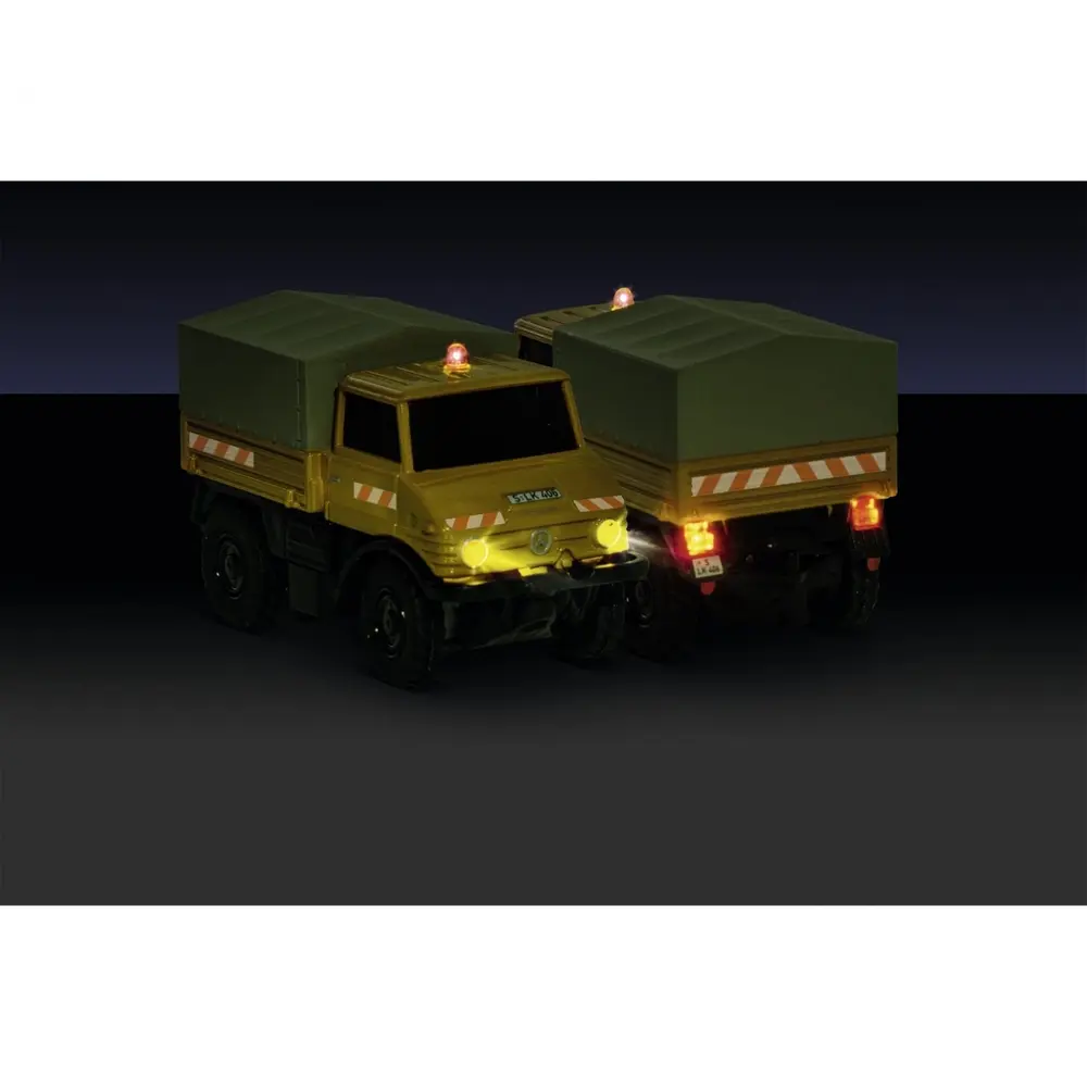 Mercedes-Benz Unimog U406 Véhicules rail-route 100% RTR - Carson 500504146 - HO 1/87 - 10