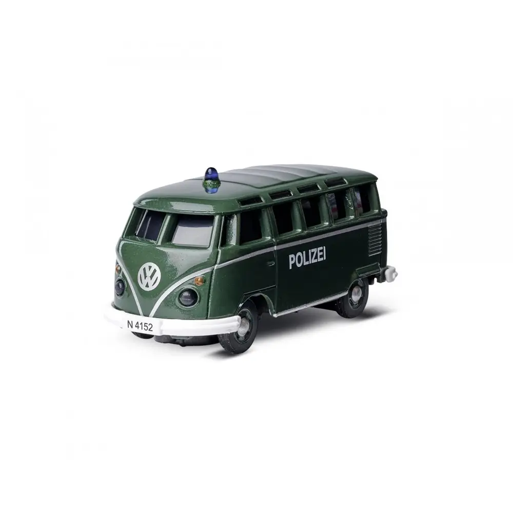 Bus VW T1 Police + ambulance combo 2.4G LCD - Carson 500504152 - HO 1/87  - 3