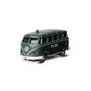 Bus VW T1 Police + ambulance combo 2.4G LCD - Carson 500504152 - HO 1/87  - 3