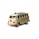 Bus VW T1 Police + ambulance combo 2.4G LCD - Carson 500504152 - HO 1/87  - 2