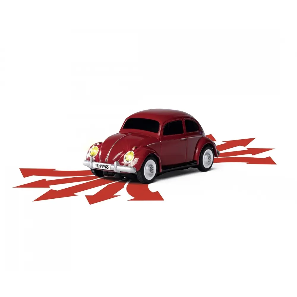 Volkswagen coccinelle rouge 2.4G 100% RTR - Carson 500504147 - HO 1/87 - 6