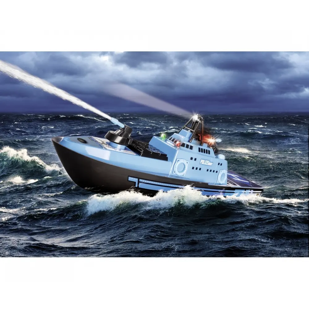 Bateau de Police 100% RTR - Carson 500108049 - 2.4GHz - Échelle universelle - 4