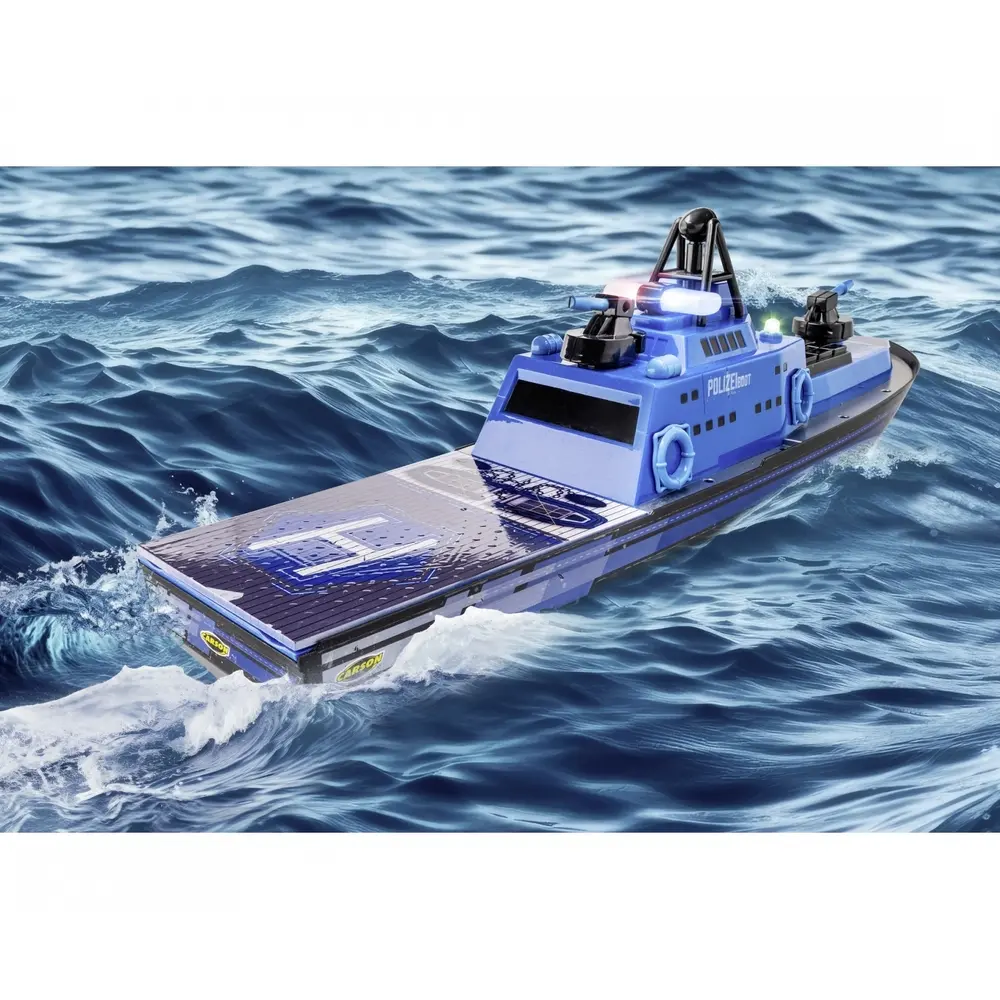 Bateau de Police 100% RTR - Carson 500108049 - 2.4GHz - Échelle universelle - 5