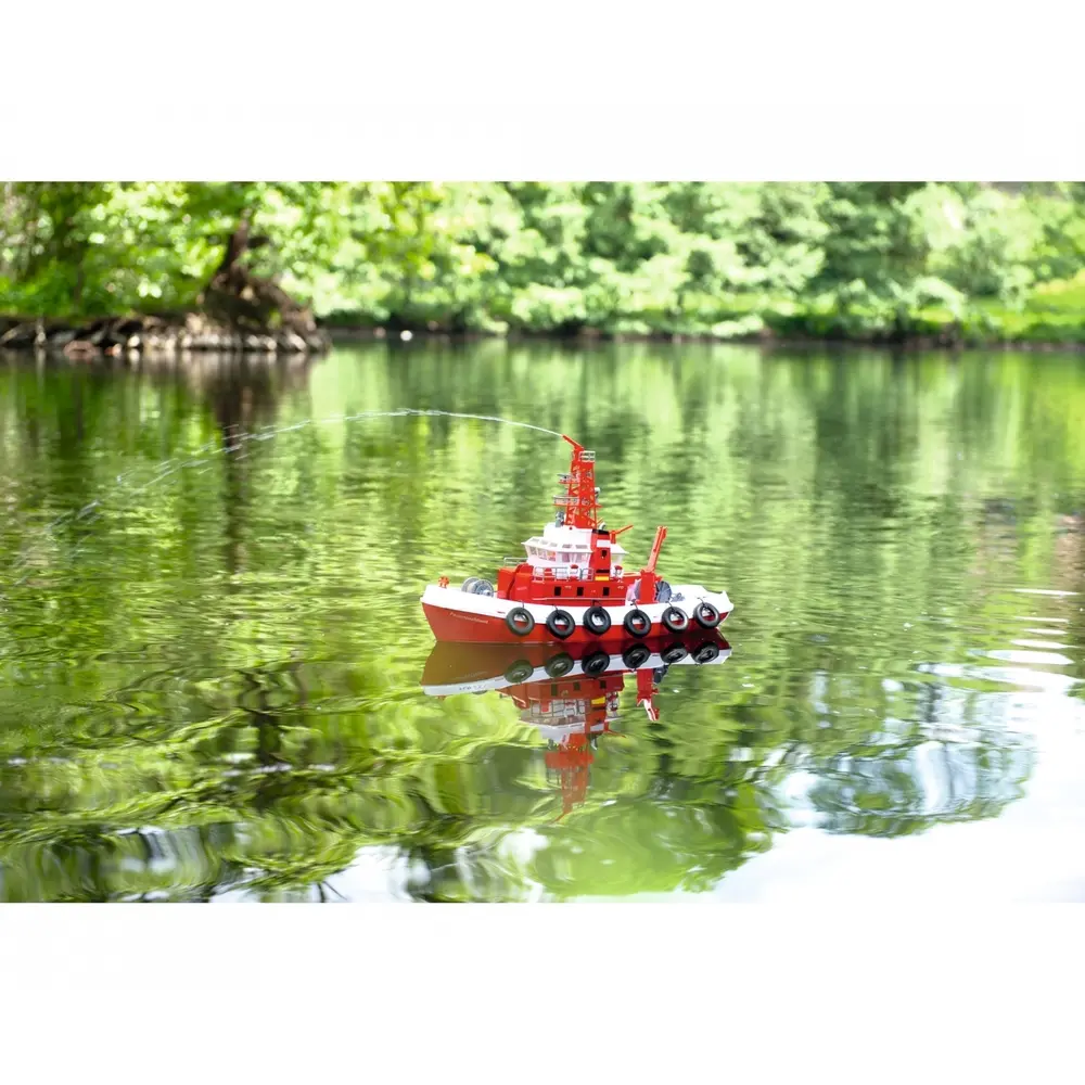 RC-Bateau pompier TC-08 2.4G 100% RTR - Carson 500108033 - 58x22 cm - Universelle  - 6