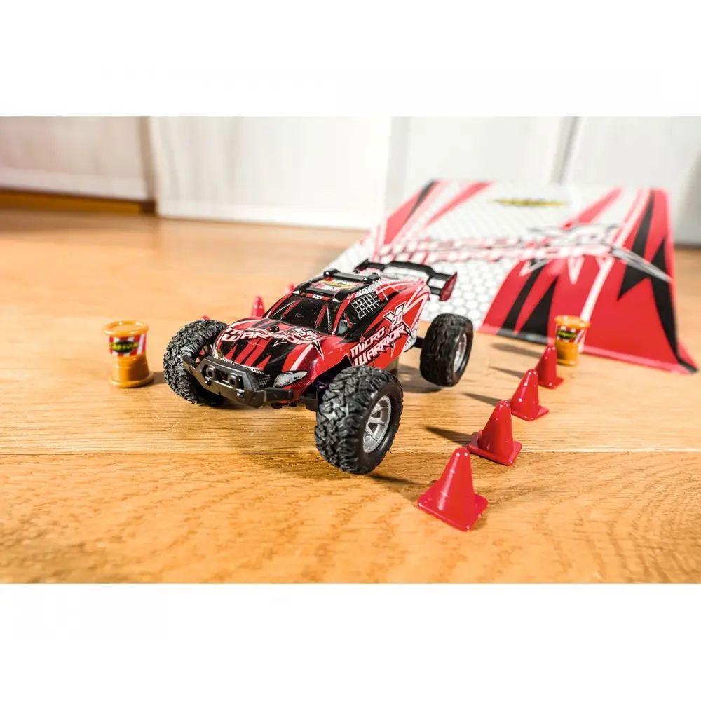 Voiture radiocommande Buggy Micro X-Warrior 2.0 - Carson 500404225 - 1/32 - Rouge - 2,4G 100% RTR - 5