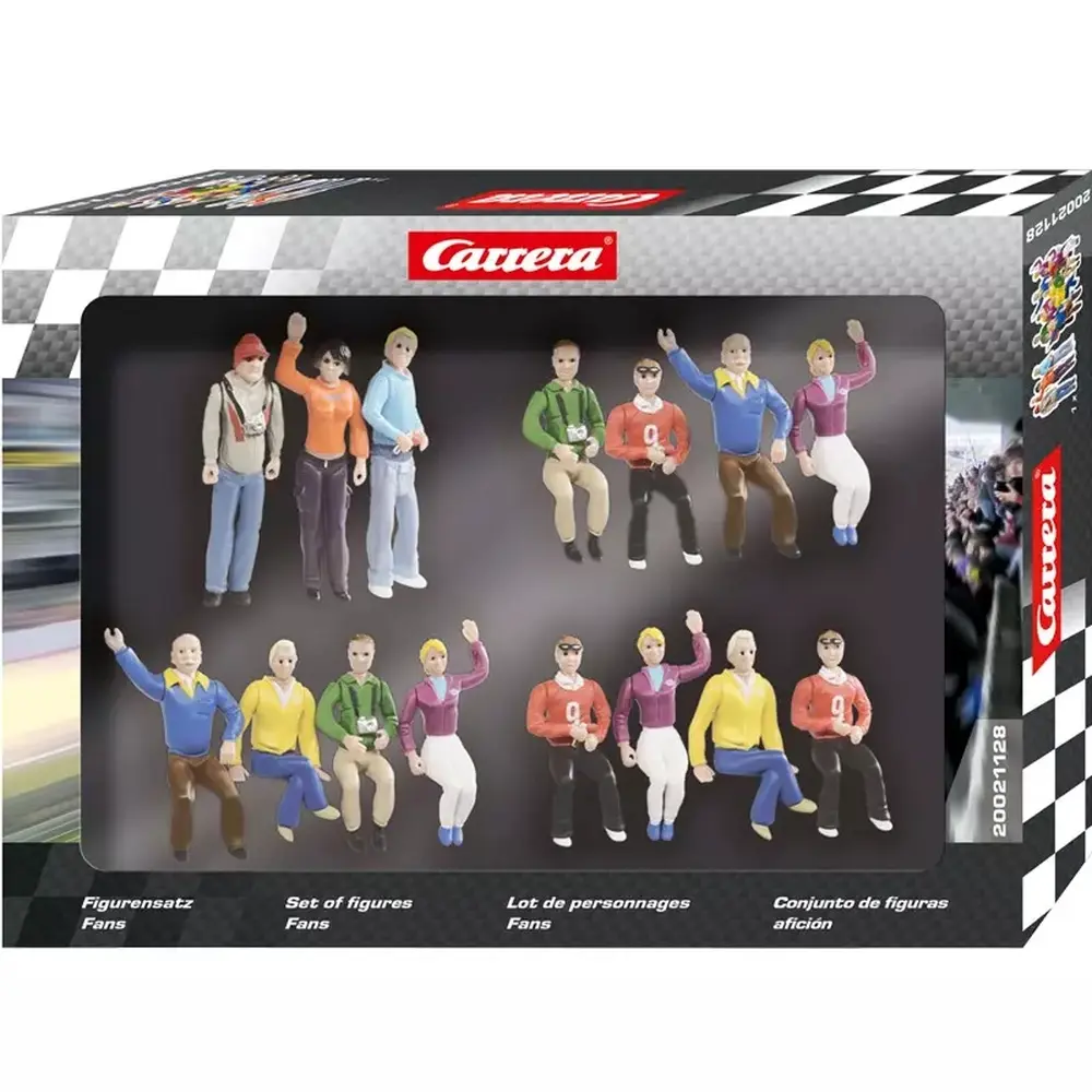 Lot de 15 figurines fans - Carrera 21128 - I 1/32 - 2