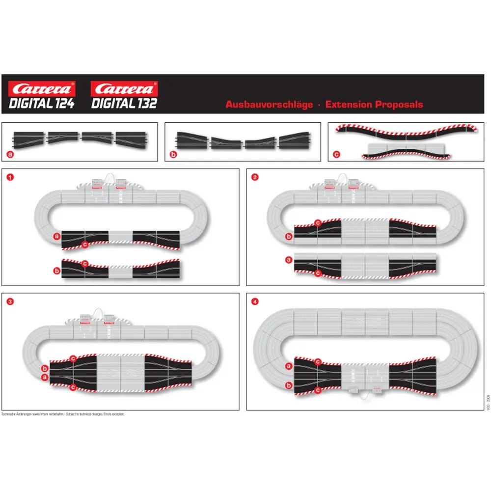 Chicane gauche - Carrera Digital 30350 - 1/24 - 3