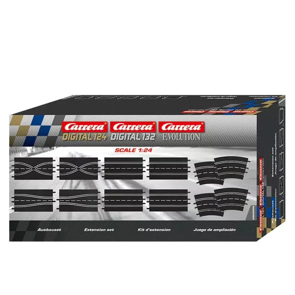 Coffret de 12 voies - Kit d'extension 3 - Carrera 26956 - 1/24 - 3