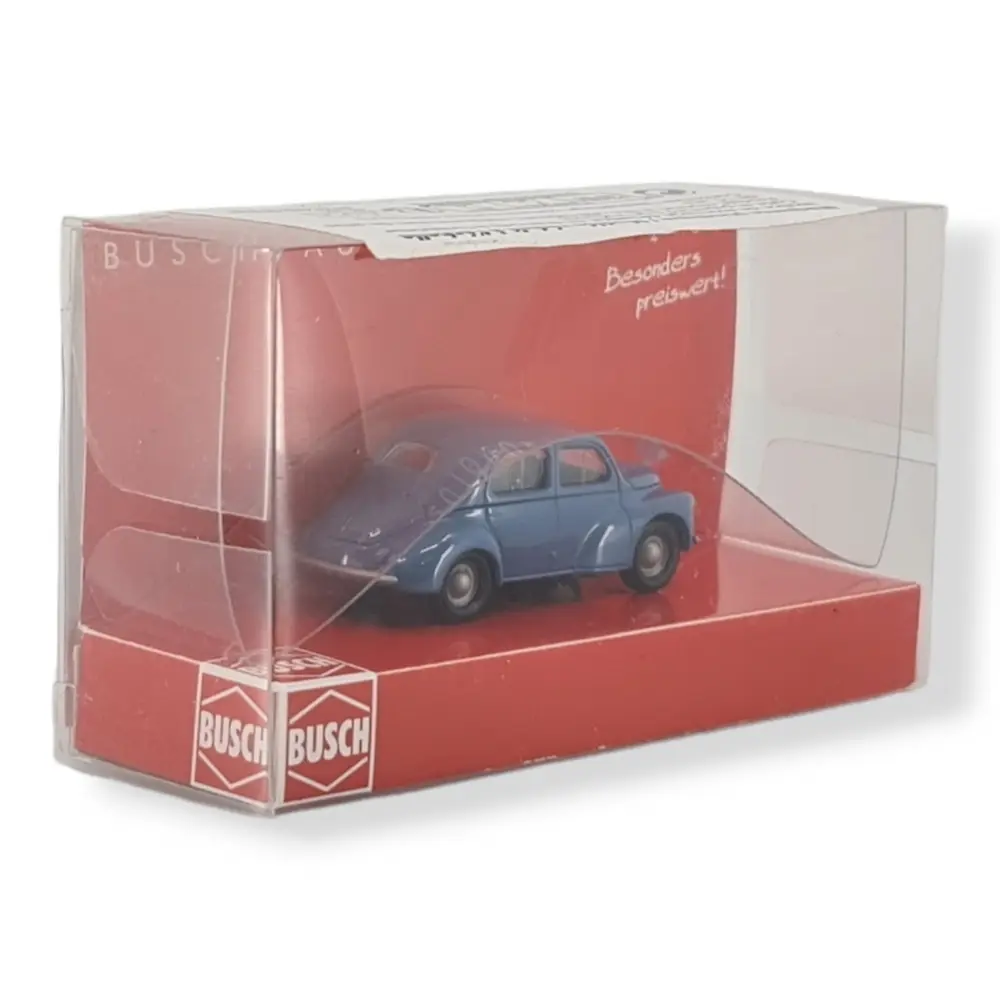 Voiture Renault 4CV - Busch 89111 - HO 1/87 - livrée bleue - 2