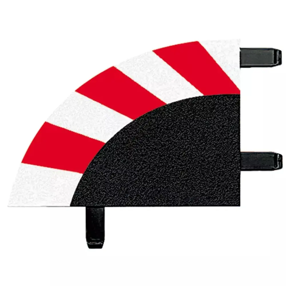 6 Bordures extérieures Courbe 1/30° - Carrera 20567 - 1/24 - 3