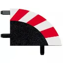 6 Bordures extérieures courbées radius 2 30° - Carrera 20562 - 1/24 - 3