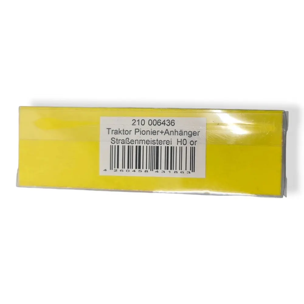 Tracteur pionnier et remorque avec gravier Busch 210006436 - HO 1/87 - - 4