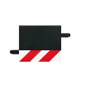 Lot de 4 pièces de fixation de bordure pour lignes droite 1/3 - Carrera CA20588 - 1/24 - 2