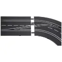 Changement de voie courbe droite, intérieur vers extérieur - Carrera Digital 30364 - 1/24 - 2