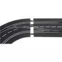 Changement de voie courbe gauche, extérieur vers intérieur - Carrera Digital 30362 - 1/24 - 2