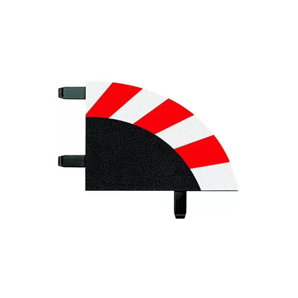 6 Bordures extérieures courbe relevé 1/30° - Carrera 20564 - 1/24 - 3