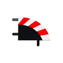 6 Bordures extérieures courbe relevé 1/30° - Carrera 20564 - 1/24 - 3