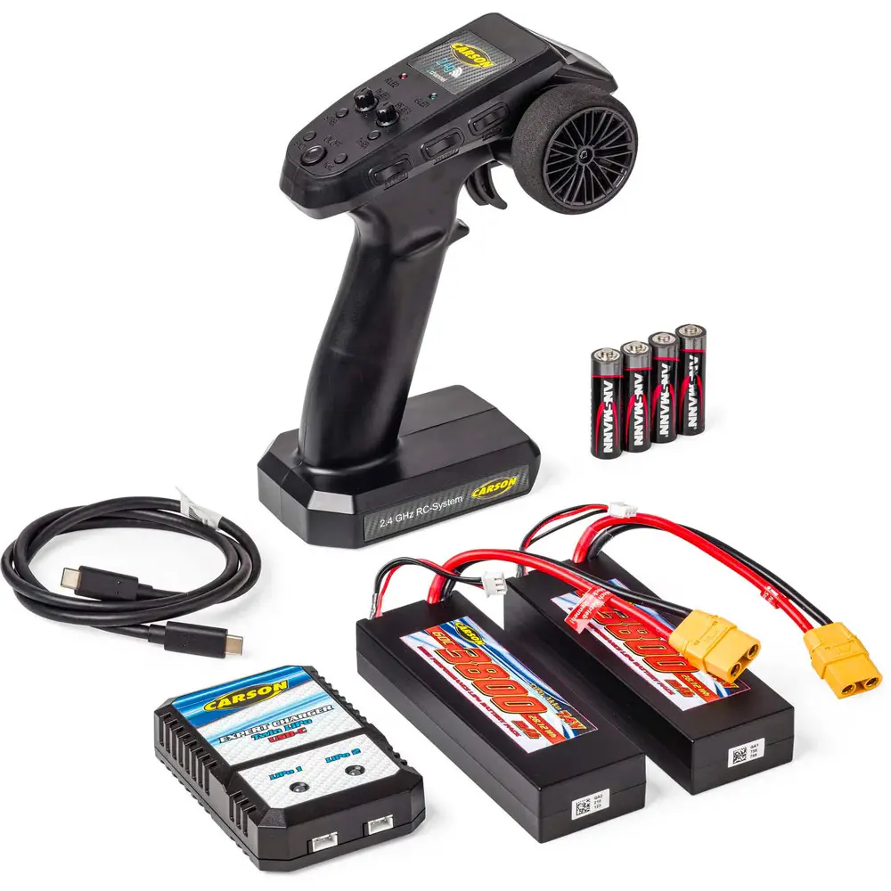 Buggy Akuma 4WD 4S Brushless RTR rose - Carson 500409083 - 1/8 - 10