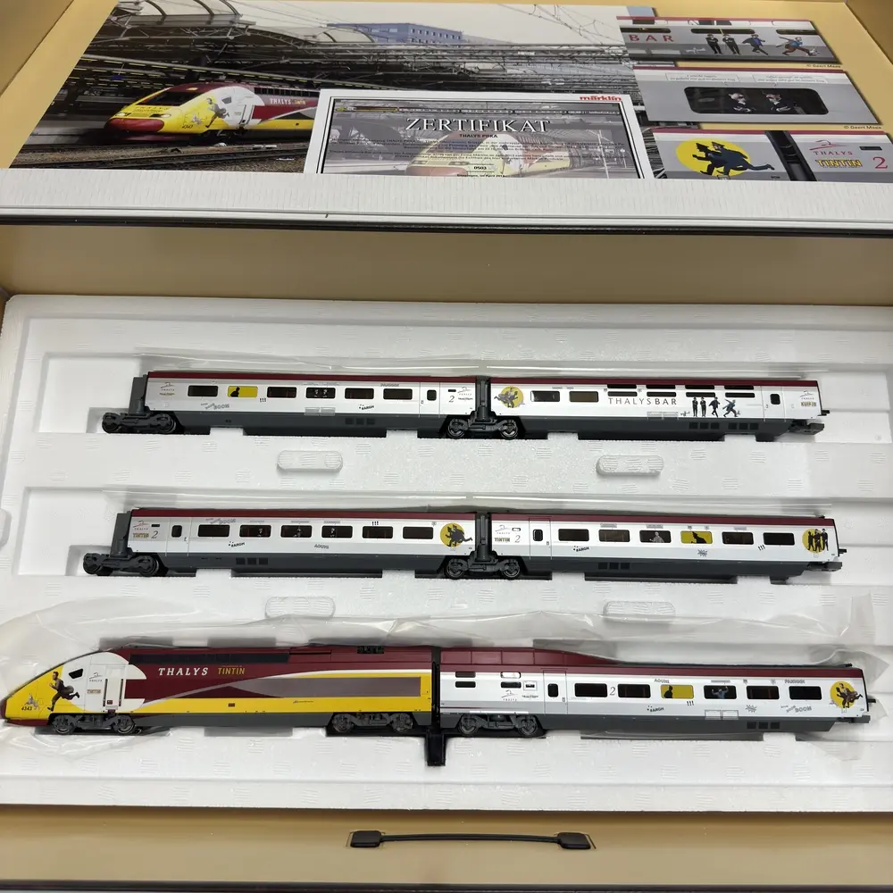TGV Thalys Tintin et Milou 10 éléments - Märklin 37795 - HO 1/87 - SNCF - Ep VI - Digital sound - 3R - 4