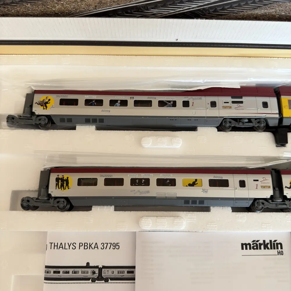 TGV Thalys Tintin et Milou 10 éléments - Märklin 37795 - HO 1/87 - SNCF - Ep VI - Digital sound - 3R - 8