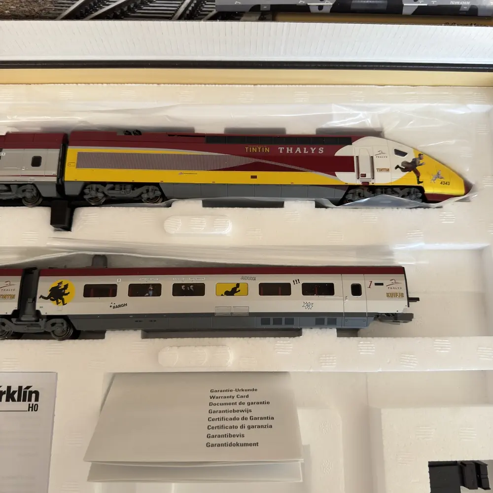 TGV Thalys Tintin et Milou 10 éléments - Märklin 37795 - HO 1/87 - SNCF - Ep VI - Digital sound - 3R - 7