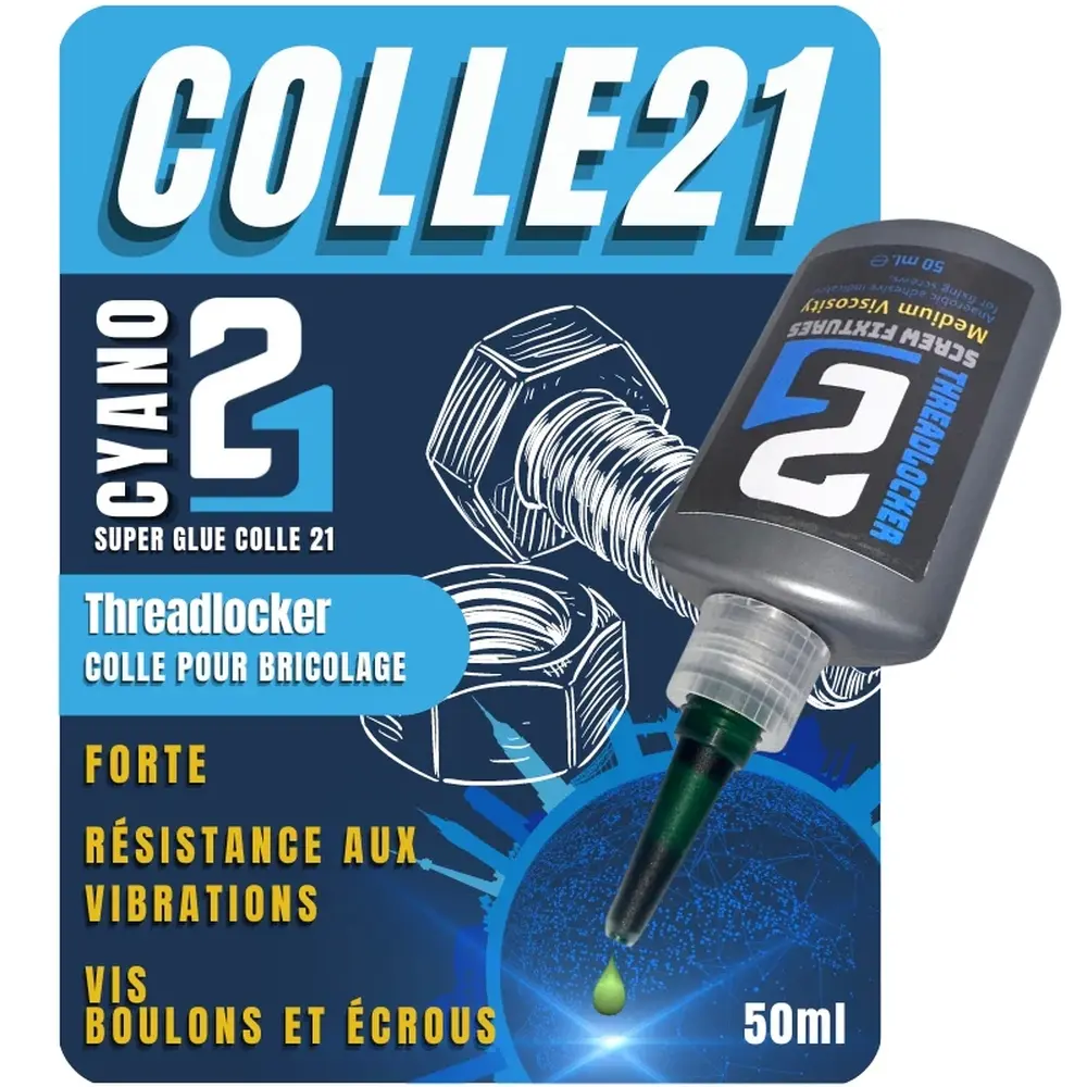 Superglue THREADLOCKER - Colle 21 - 50mL - 7