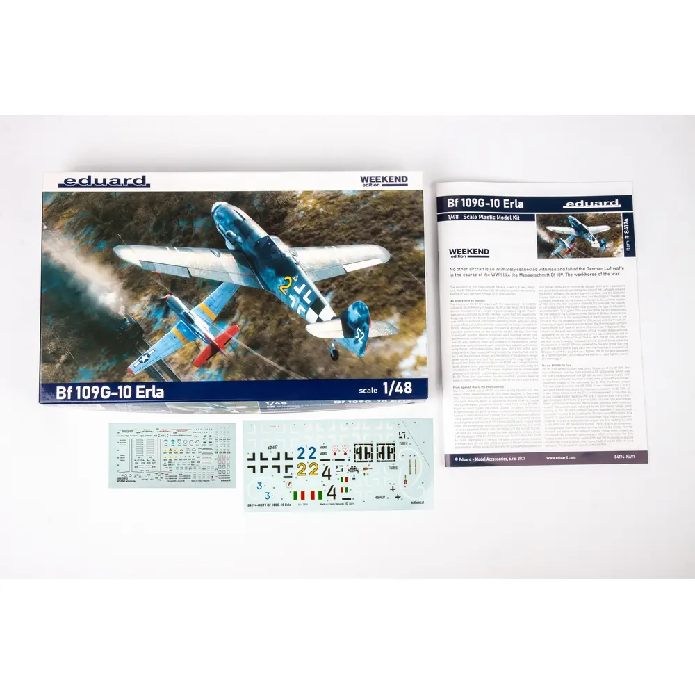 Avion de combat Allemand - BF109G-10 ERLA - Eduard Plastic Kits 84174 - 1/48 - 3