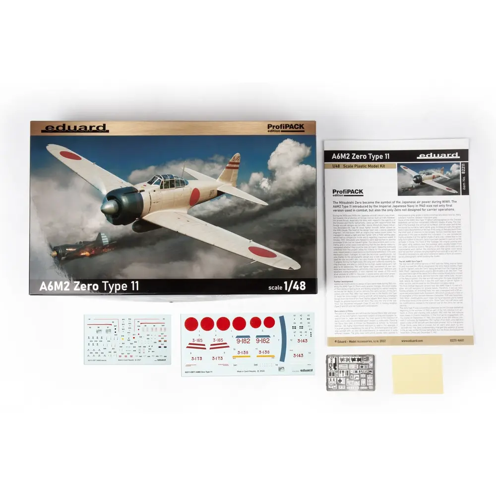 Avion Naval Japonais - A6M2 Zéro Type 11 - Eduard Plastic Kits 82211 - 1/48 - 3