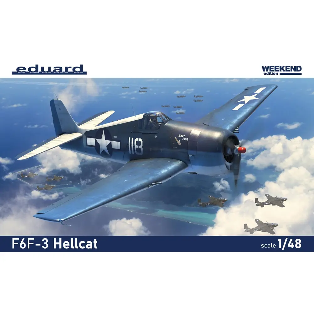 Avion de combat Naval US - F6F-3 - Eduard Plastic Kits 84194 - 1/48 - 2