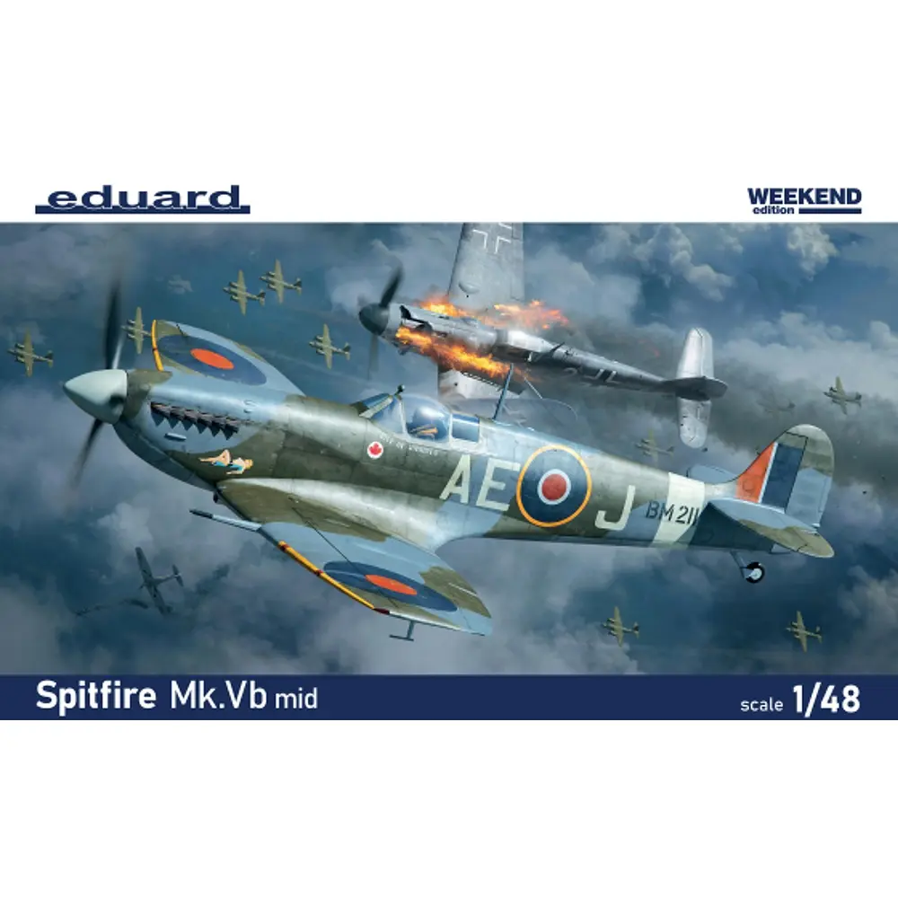 Avion de combat britannique - Spitfire Mk.VB - Eduard Plastic Kits 84186 - 1/48 - 2
