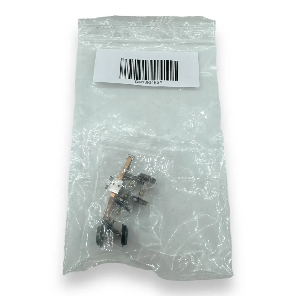 2 paires d'essieux 3 rails + 1 frotteur pour Os.kar BB 27000/37000/37500 - Distrimodel 1SKI4ESX - HO 1/87 - 4