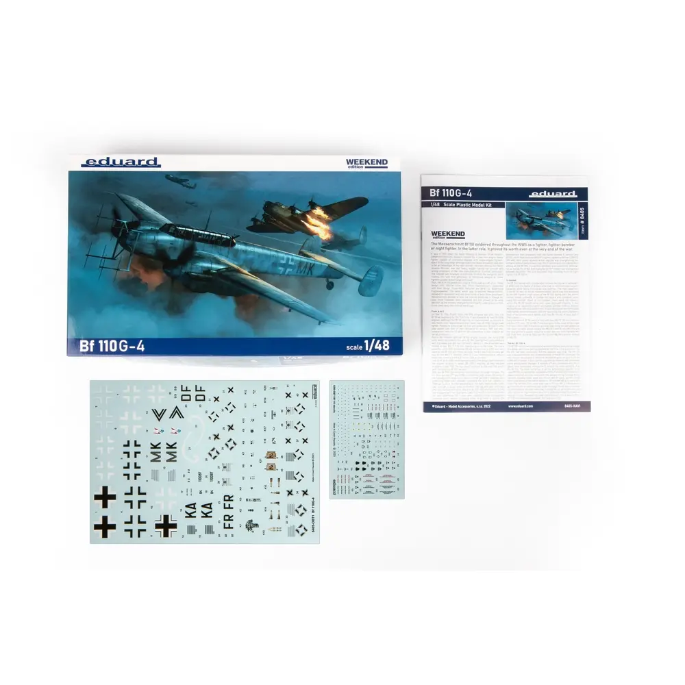 Avion Bf 110G-4 Messerschmitt - Eduard Plastic Kits 8405 - 1/48 - 7