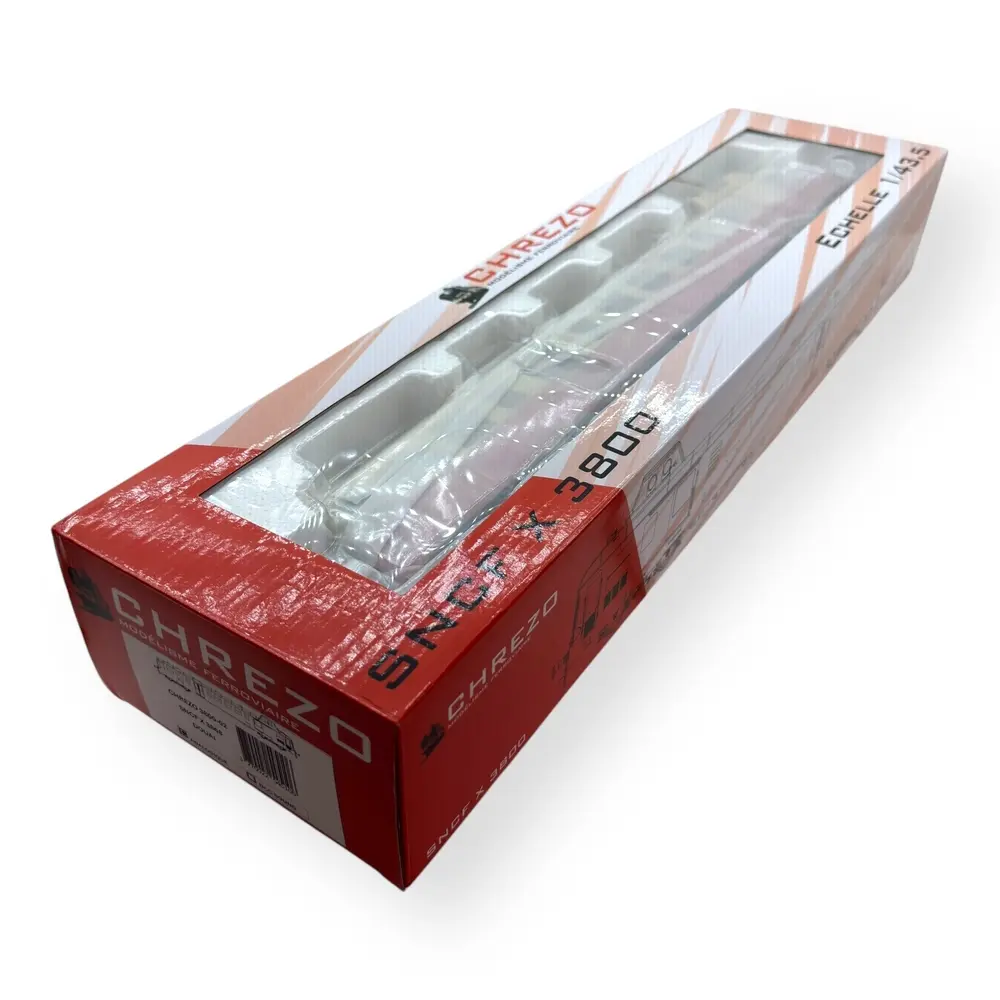 Autorail Picasso Modernisé X 3868 - Chrezo 3800-02 - O 1/43 - SNCF - Dépôt Douai - Analogique - 4