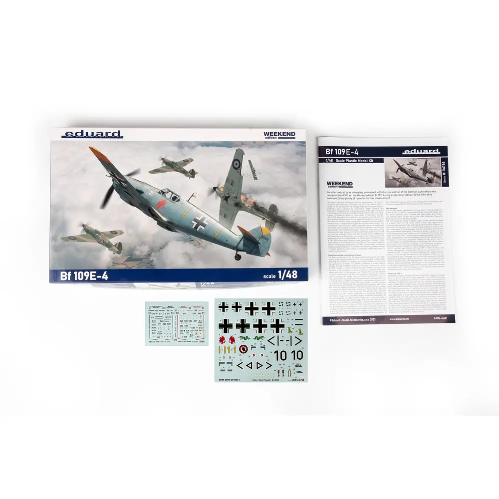 Avion de combat Allemand - BF109E-4 - Eduard Plastic Kits 84196 - 1/48 - 2