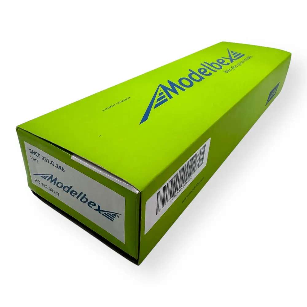 Locomotive à vapeur 231.G.246, tender 30.A.57, Région 4, Tours, vert - Modelbex HO-MX.001/2 - HO 1/87 - SNCF - Ep III - Digital - 2R - 4