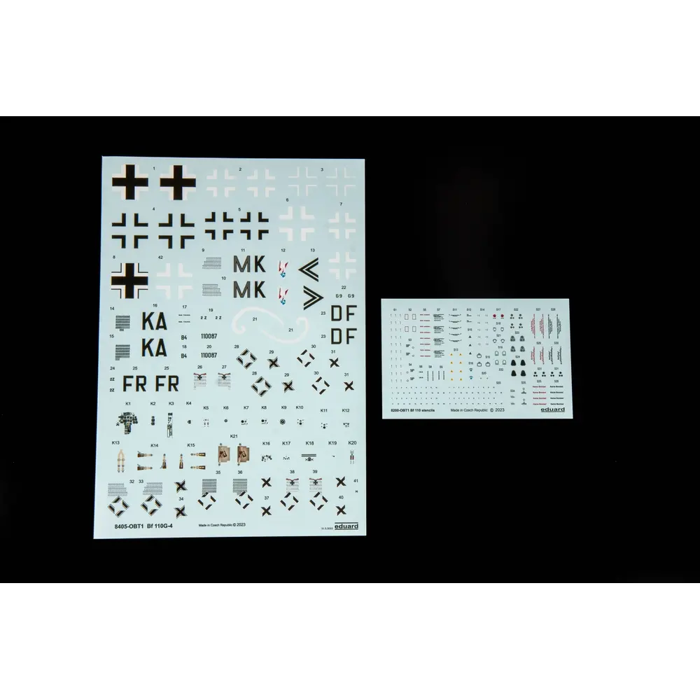 Avion Bf 110G-4 Messerschmitt - Eduard Plastic Kits 8405 - 1/48 - 9