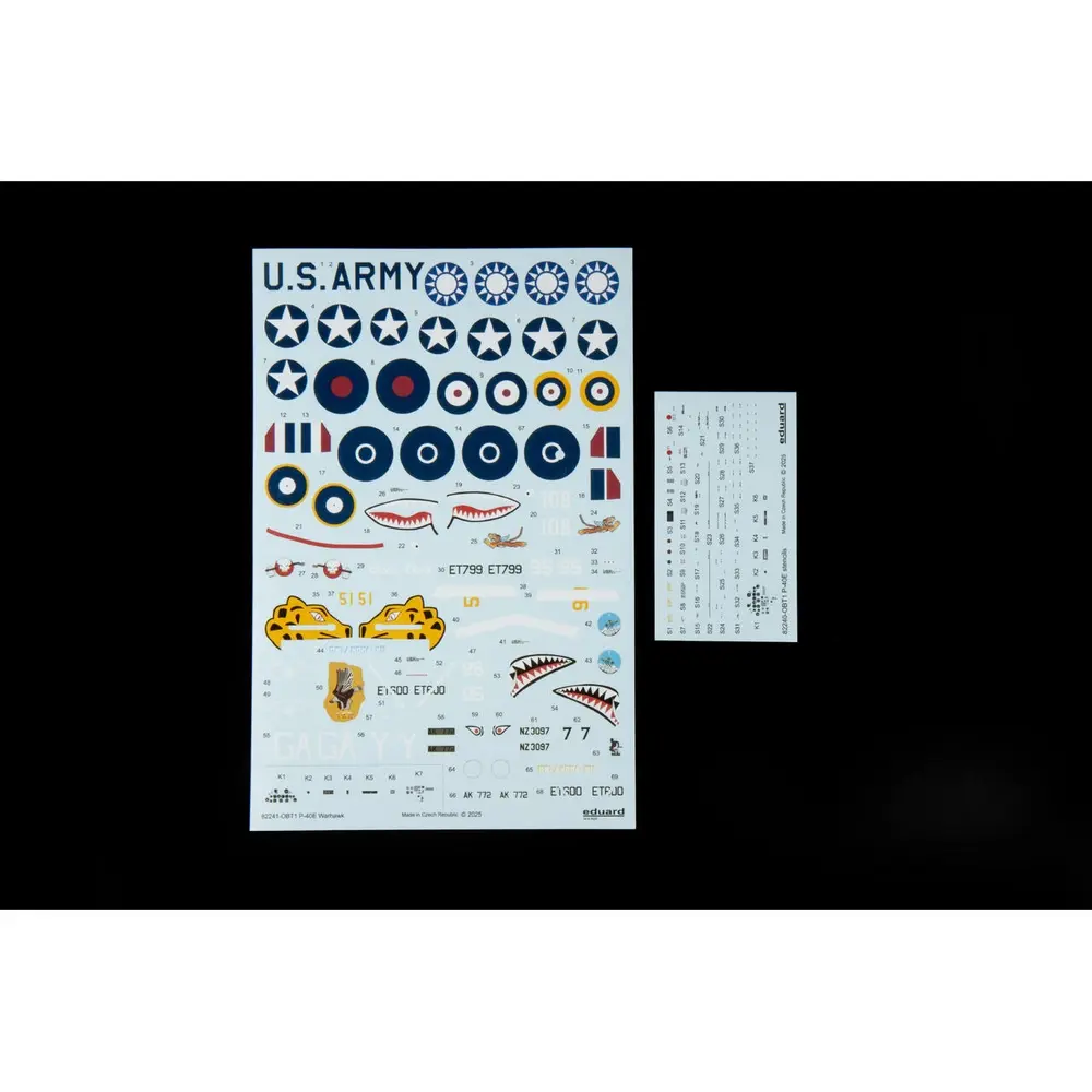 Avion P-40E Warhawk ProfiPack Edition - Eduard Plastic Kits 82241 - 1/48 - 11