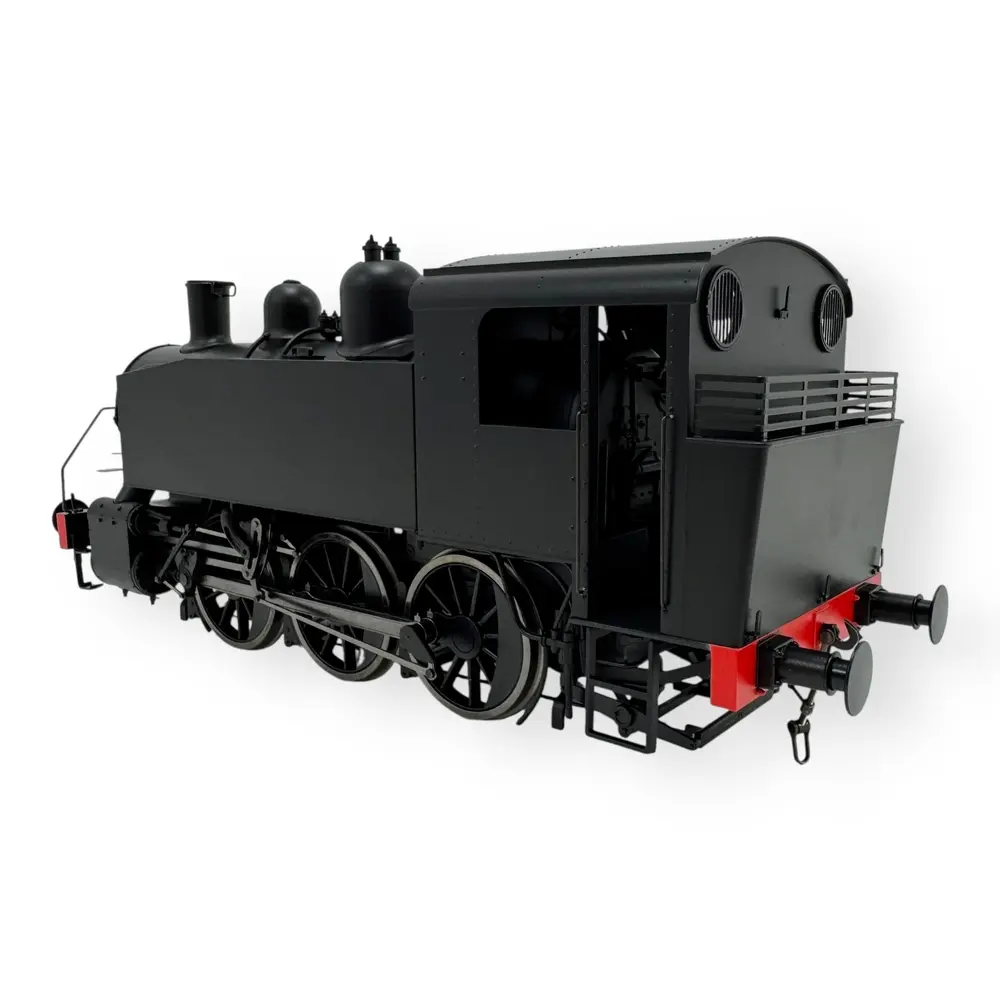 Locomotive à vapeur 030 TU noire sans marquage - Chrezo 030-07 - 0 1/43 - SNCF - Analogique - EP. III  - 2