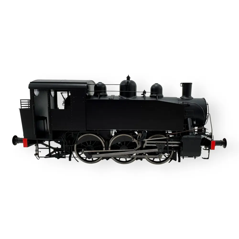 Locomotive à vapeur 030 TU noire sans marquage - Chrezo 030-07 - 0 1/43 - SNCF - Analogique - EP. III  - 3