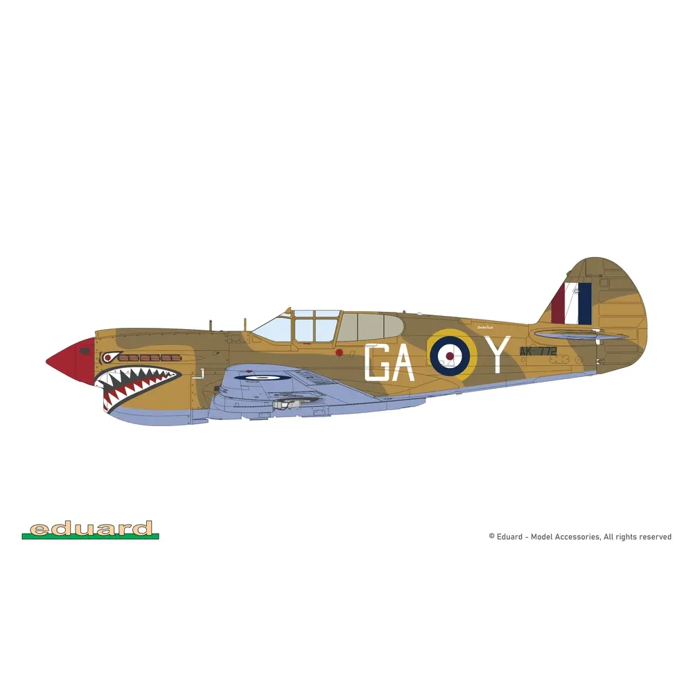Avion P-40E Warhawk ProfiPack Edition - Eduard Plastic Kits 82241 - 1/48 - 7