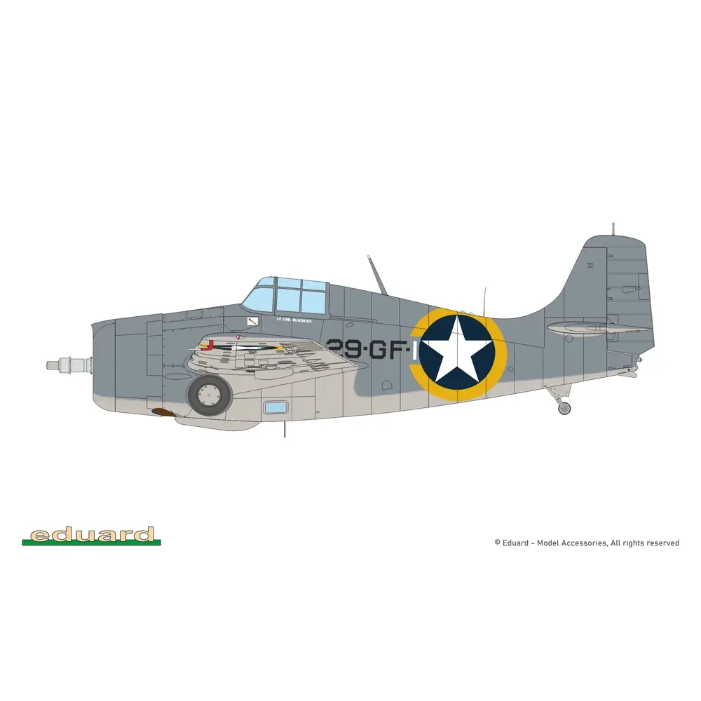 Avion F4F-4 Wildcat late - Eduard Plastic Kits 84204 - 1/48 - 5