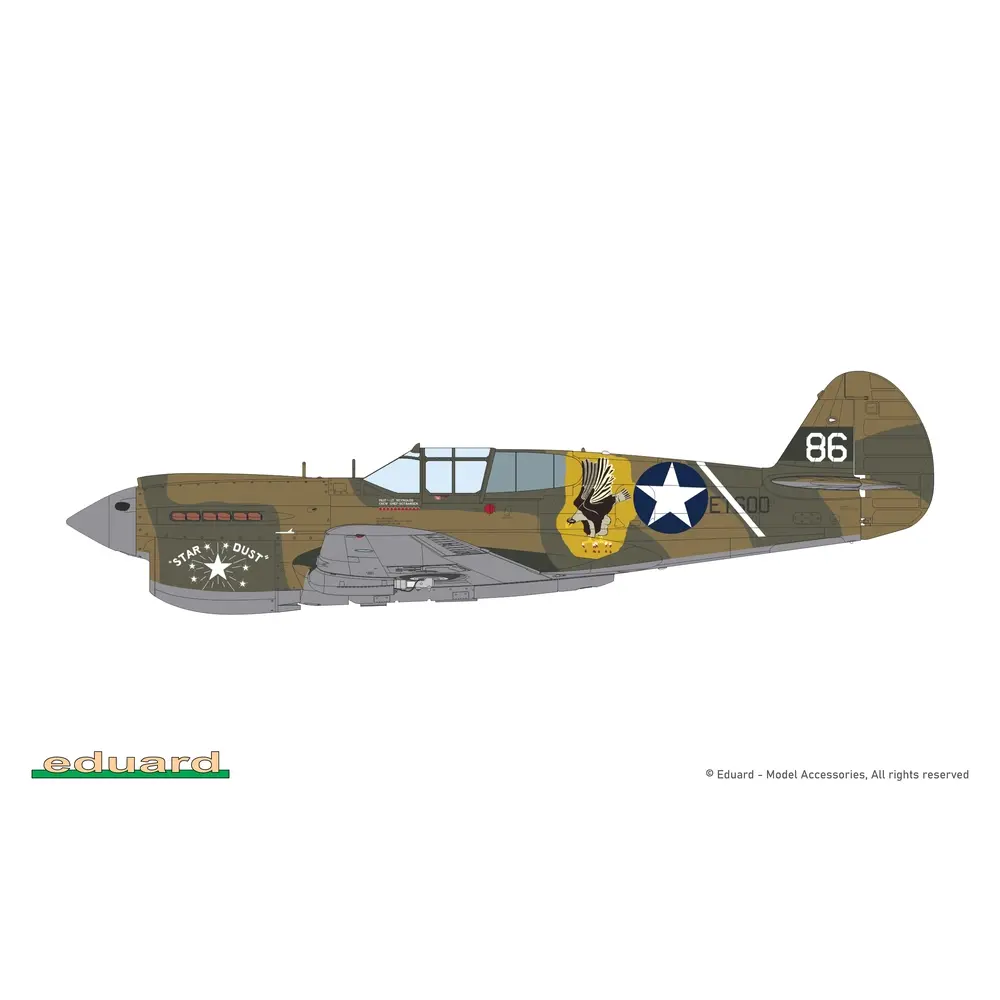 Avion P-40E Warhawk ProfiPack Edition - Eduard Plastic Kits 82241 - 1/48 - 6