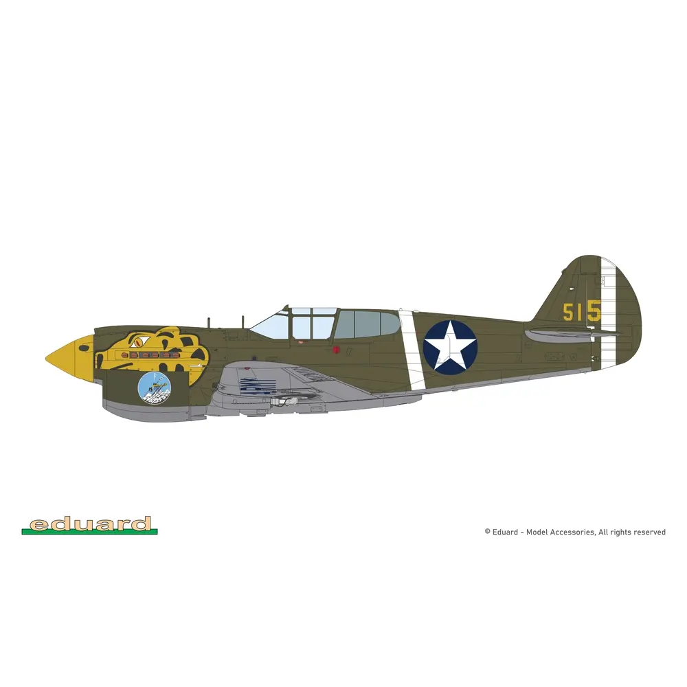 Avion P-40E Warhawk ProfiPack Edition - Eduard Plastic Kits 82241 - 1/48 - 5